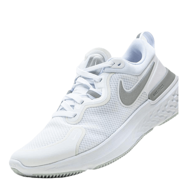React Miler White/Silver