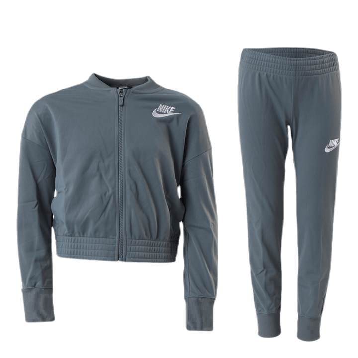 Girls Track Suit Tape  White/Grey