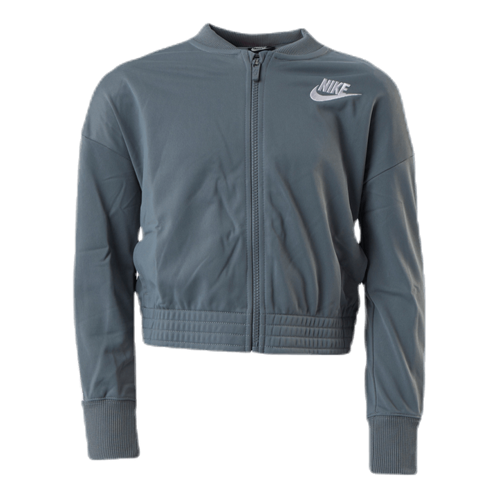 Girls Track Suit Tape  White/Grey