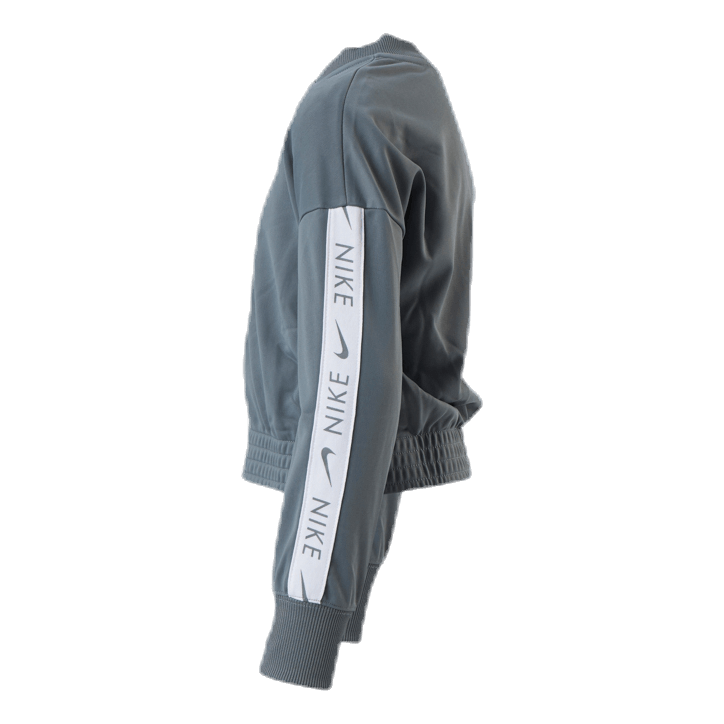 Girls Track Suit Tape  White/Grey