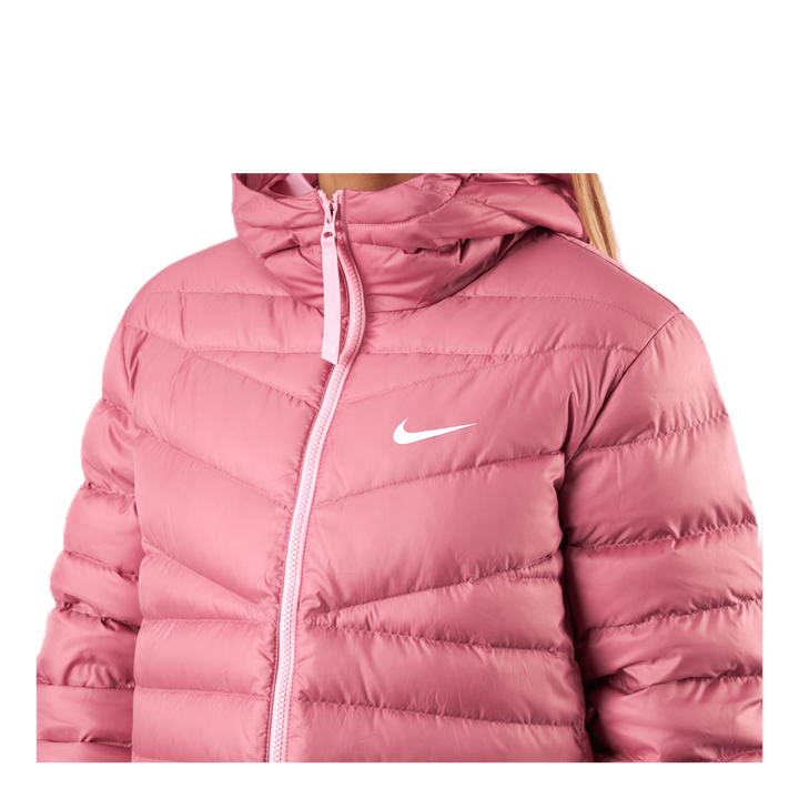 Nsw Wr Lt Wt Dwn Jkt Pink/White