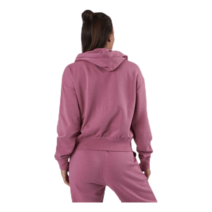 Nsw Hoodie Fz Flc Bb Vrsty Pink
