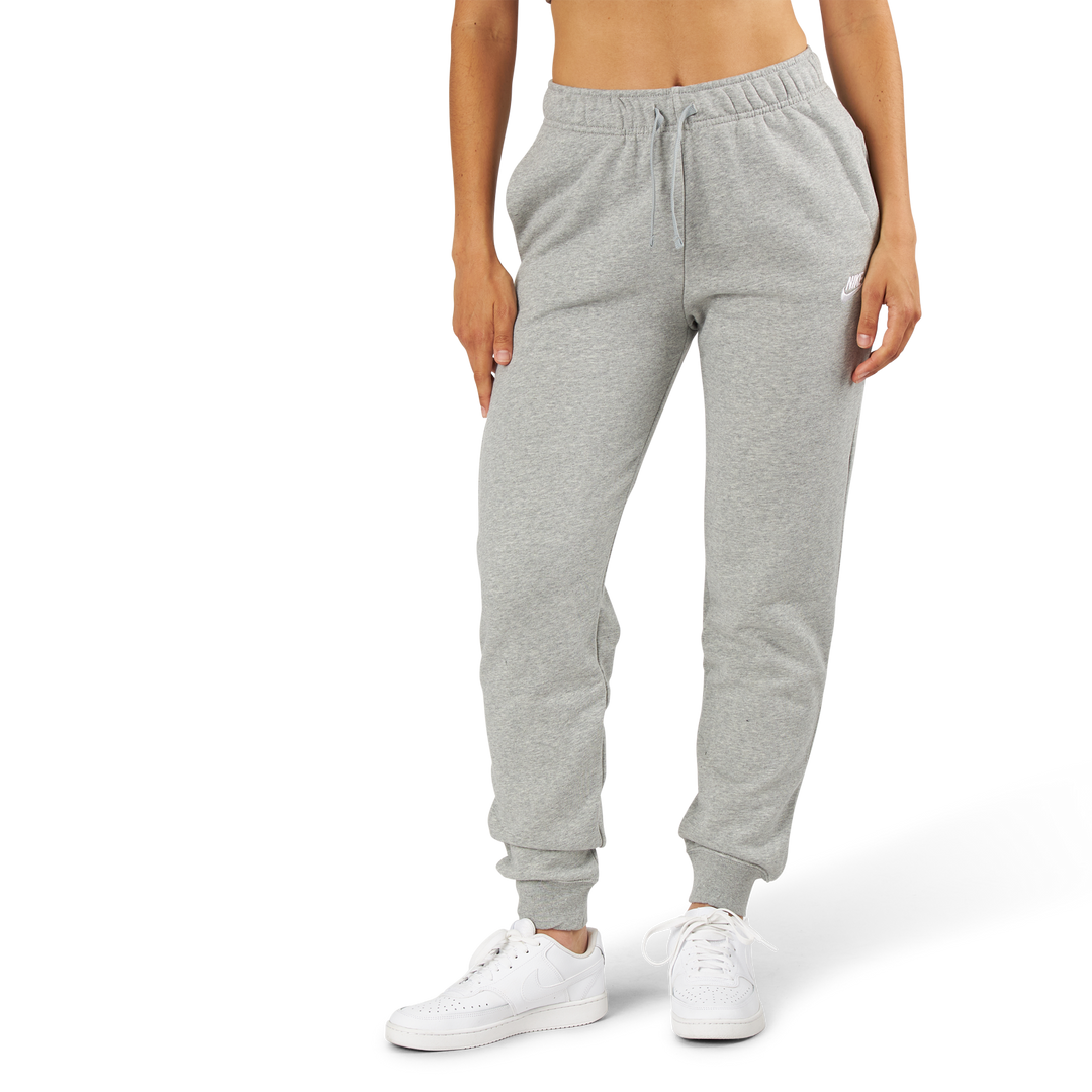 Sportswear Club Fleece Women's Mid-Rise Joggers DK GREY HEATHER/WHITE