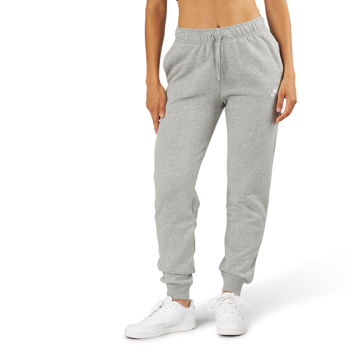 Sportswear Club Fleece Women's Mid-Rise Joggers DK GREY HEATHER/WHITE