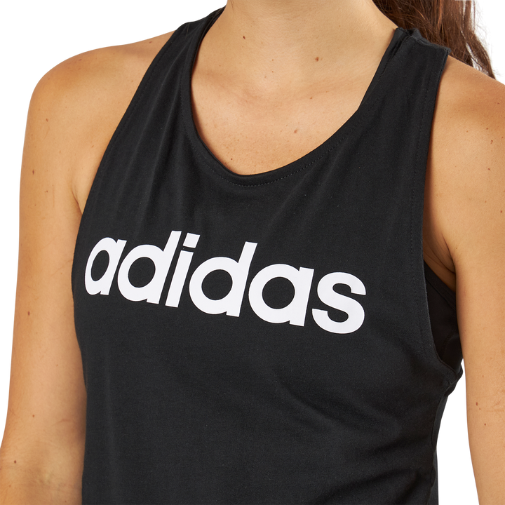 Essentials Loose Logo Tank Top Black / White