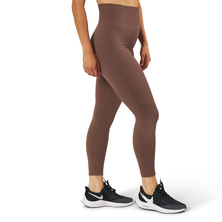 Rib Seamless Tights 2.0 Taupe