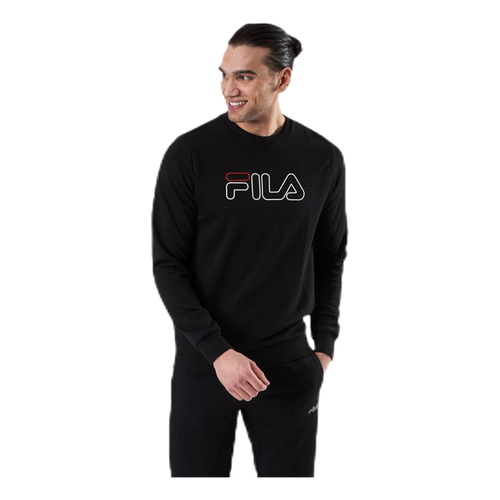 Liam Crew Sweat Black