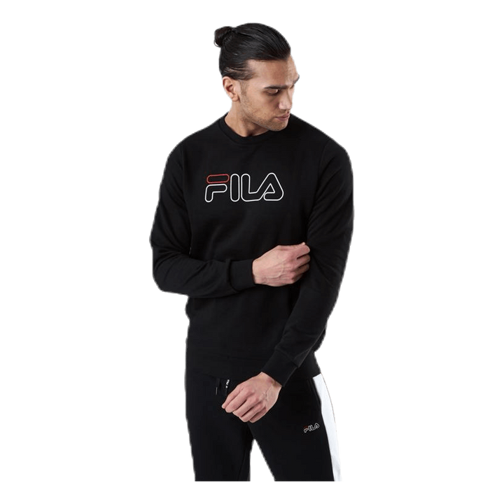 Liam Crew Sweat Black