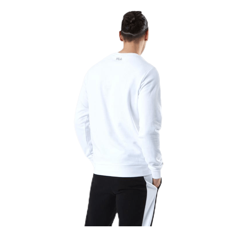 Liam Crew Sweat White