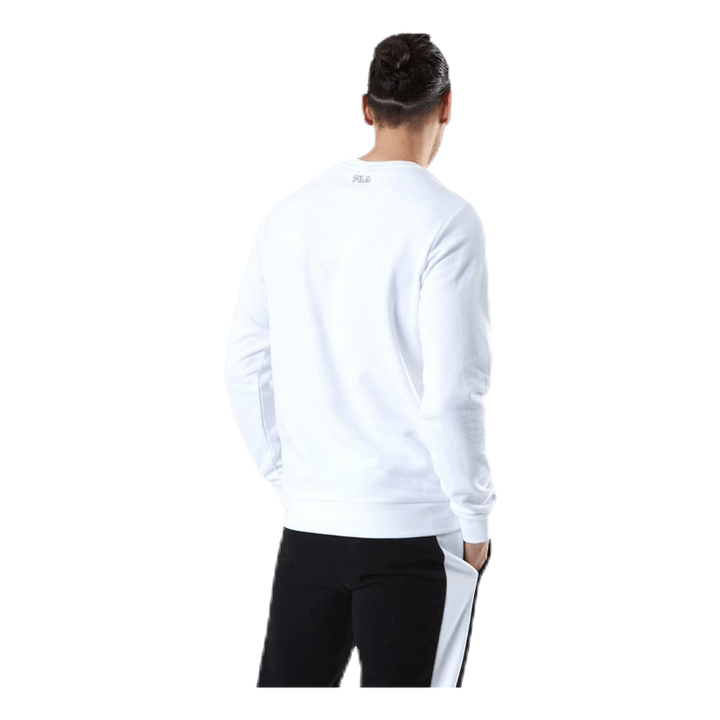 Liam Crew Sweat White