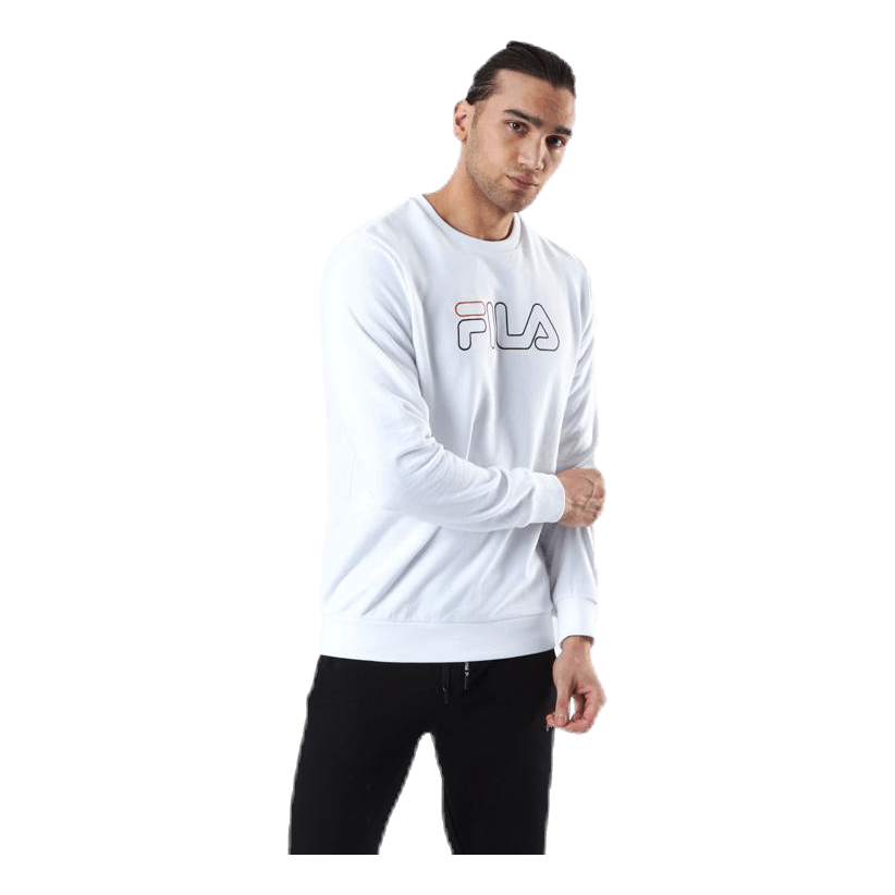 Liam Crew Sweat White