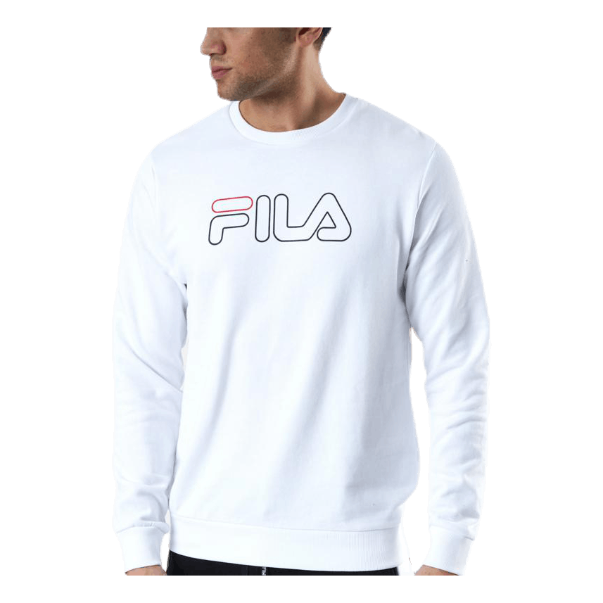 Liam Crew Sweat White