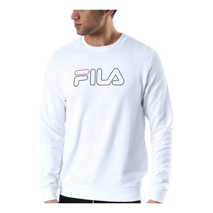 Liam Crew Sweat White