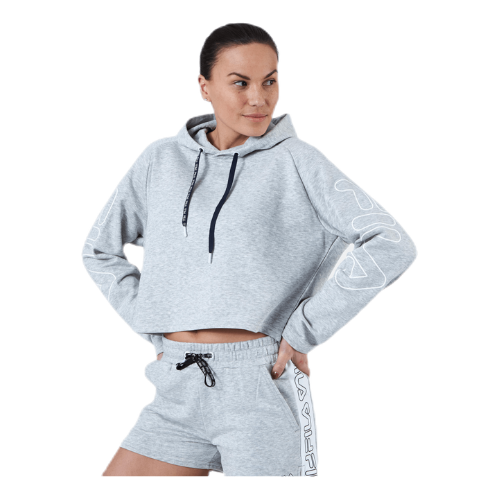 Leanna Cropped Hoody Grey