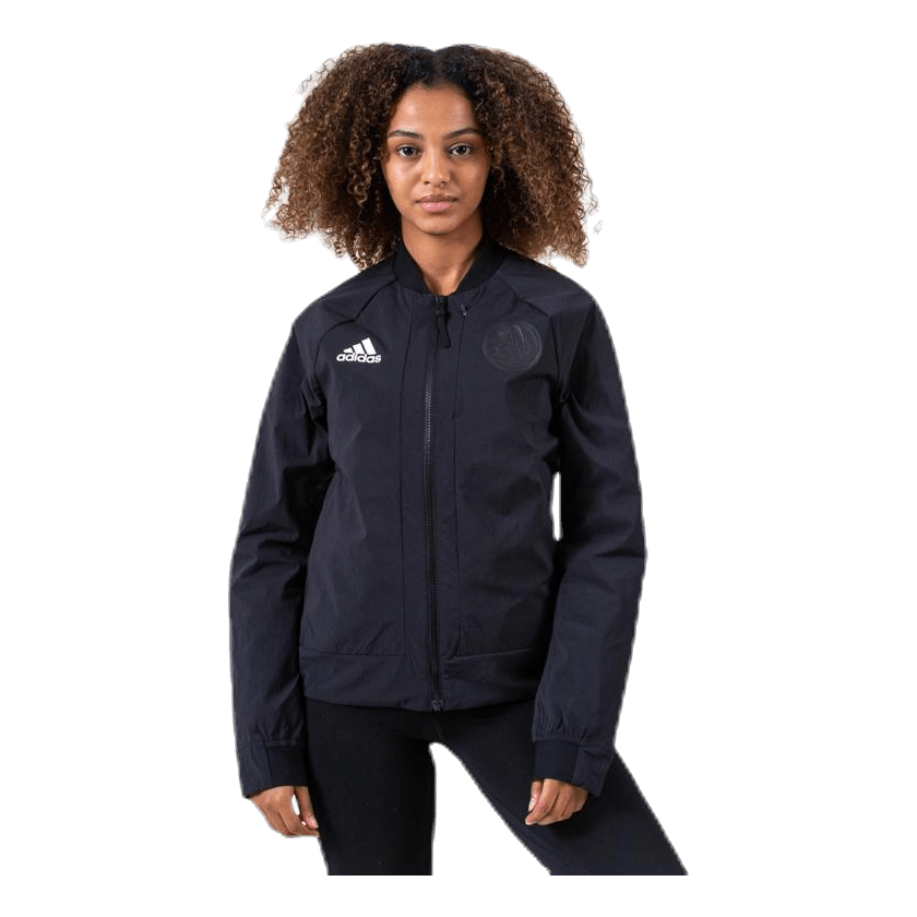 Bomber Jacket White/Black