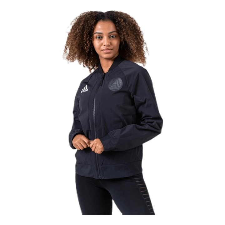 Bomber Jacket White/Black
