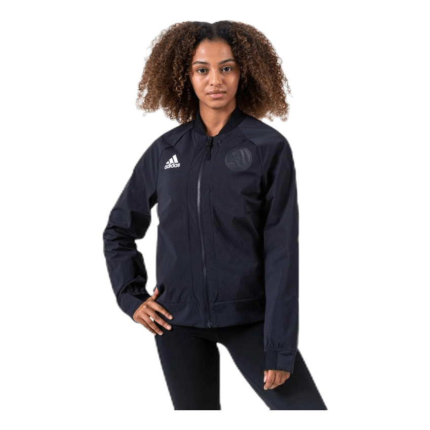 Bomber Jacket White/Black