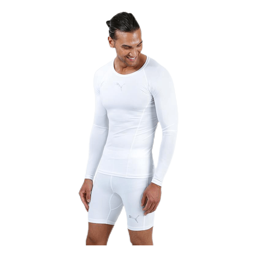 LIGA Baselayer Tee LS White