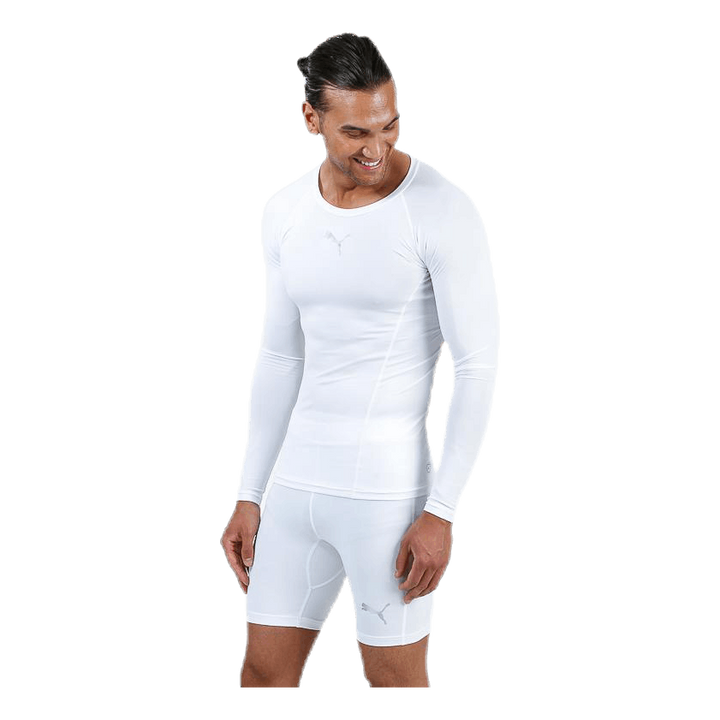 LIGA Baselayer Tee LS White