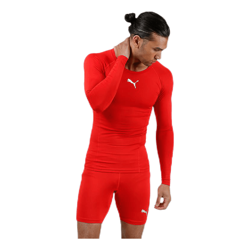 LIGA Baselayer Tee LS Red