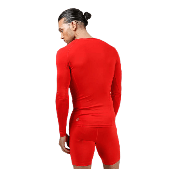 LIGA Baselayer Tee LS Red