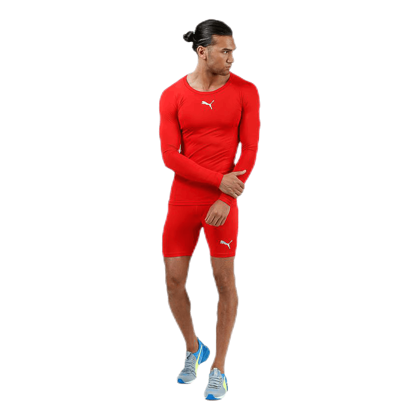 LIGA Baselayer Tee LS Red