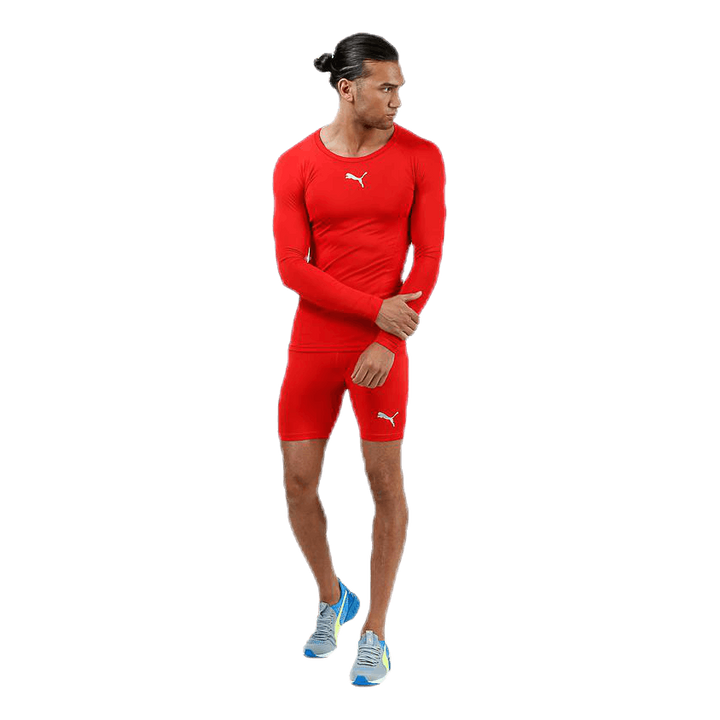 LIGA Baselayer Tee LS Red