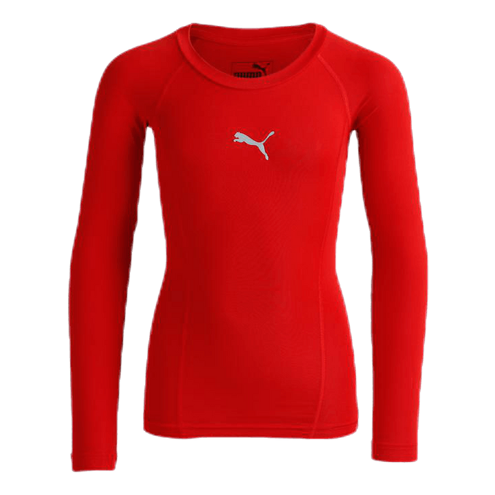 LIGA Baselayer Tee LS Junior Red