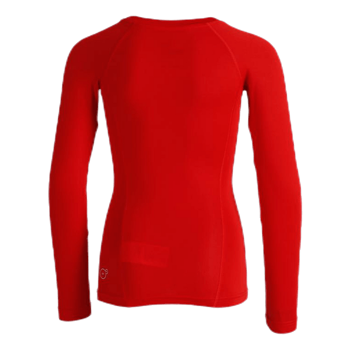 LIGA Baselayer Tee LS Junior Red