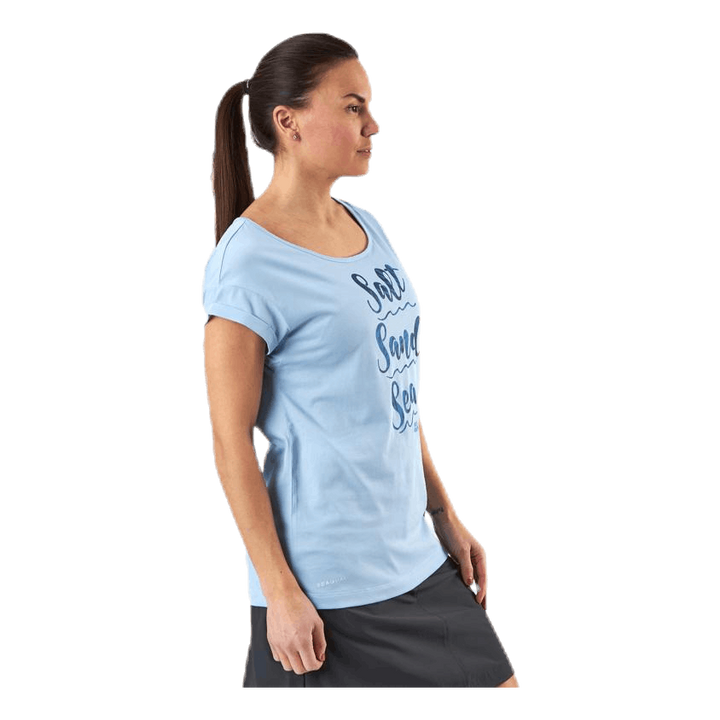 Salt Sand Sea Tee Blue