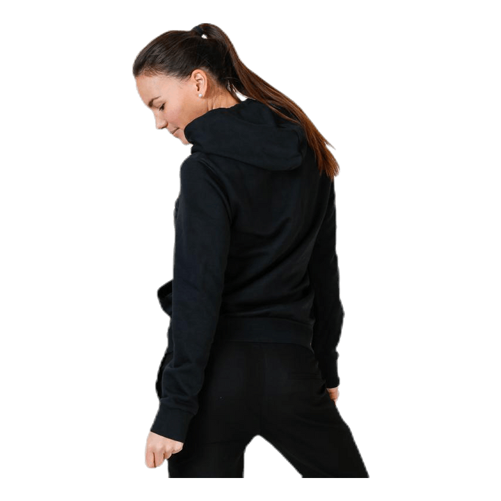 Essentials Linear Over Head Hoodie Black / White