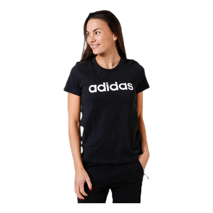 Essentials Linear Slim Tee Black / White