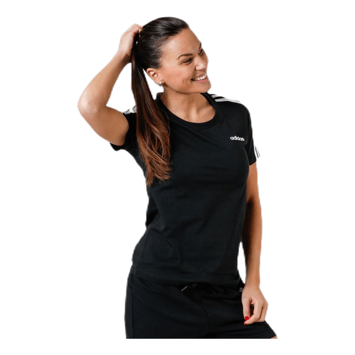 Essentials 3S Slim Tee Black / White
