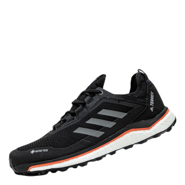 Terrex Agravic Flow GORE-TEX Trail Running Shoes Core Black / Grey Four / Signal Pink / Coral