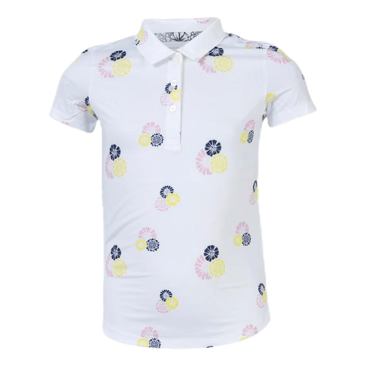 Girls Blossom Polo White