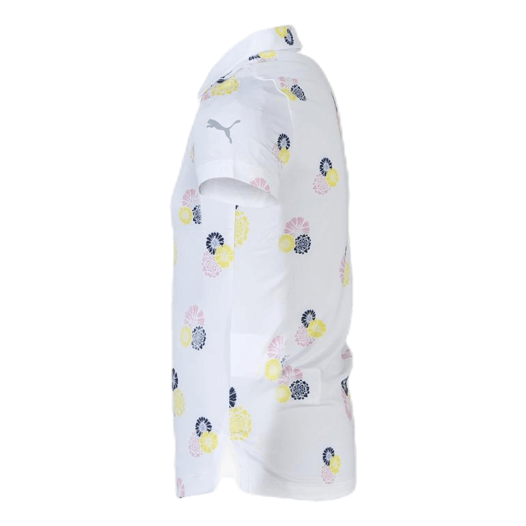 Girls Blossom Polo White