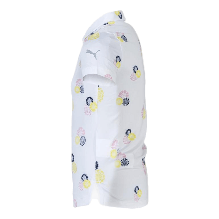 Girls Blossom Polo White