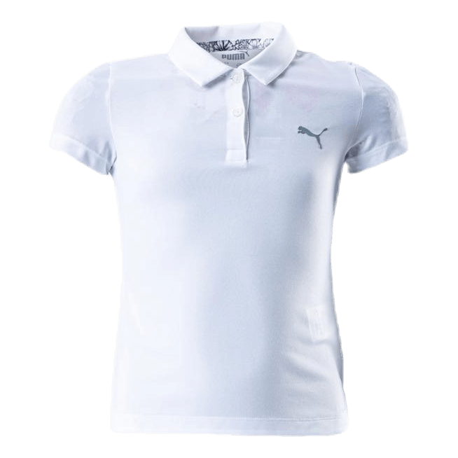 Girls Essential Polo White