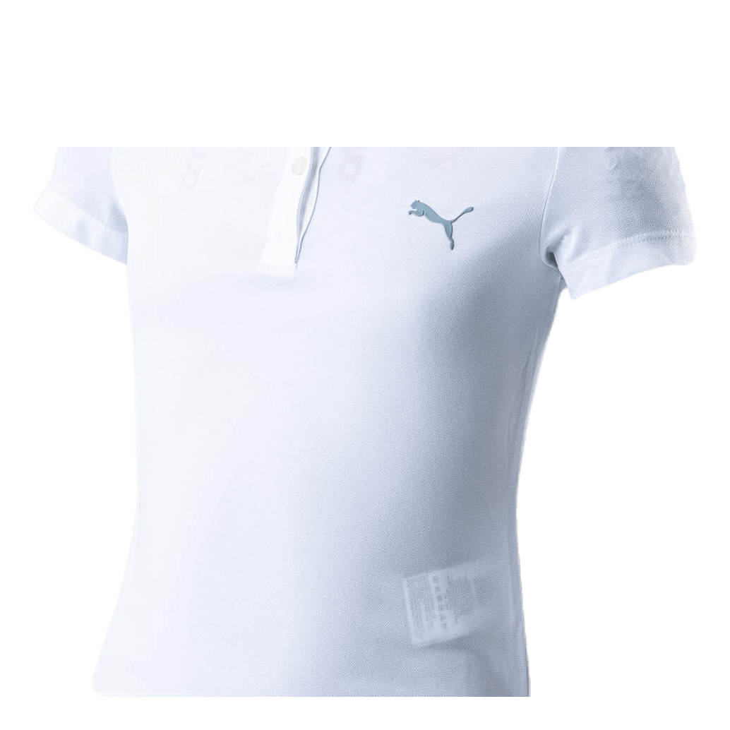 Girls Essential Polo White