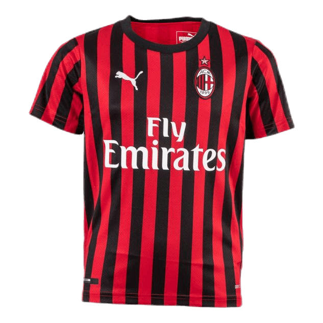 ACM Home Shirt Replica SS Kids With Logo Black/Red