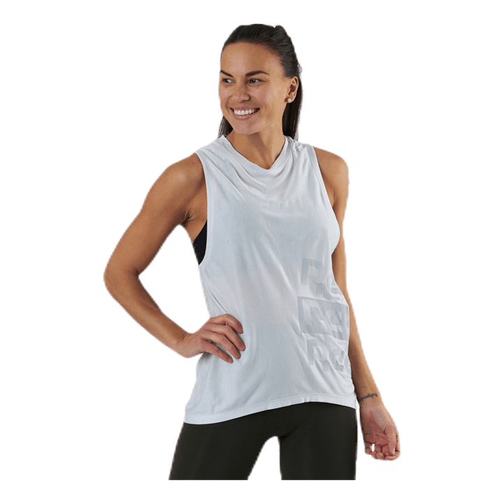 SH Gaphic Muscle Tank White