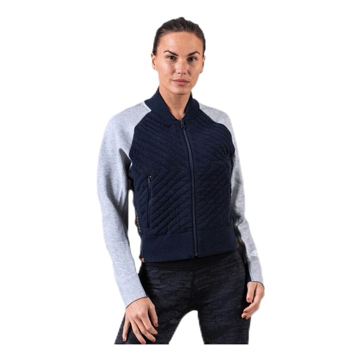 W VRCT JKT HB Blue/Grey