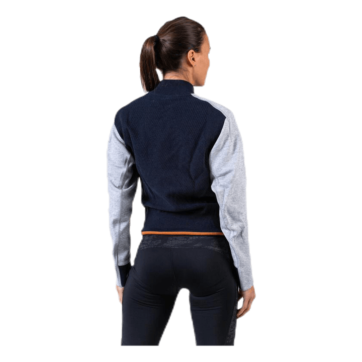 W VRCT JKT HB Blue/Grey
