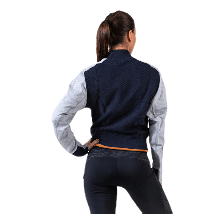 W VRCT JKT HB Blue/Grey