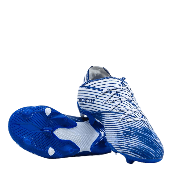 Nemeziz 19.1 Firm Ground Boots Cloud White / Royal Blue / Royal Blue