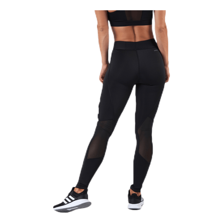 Alphaskin Badge Of Sport Logo Tight Black / White