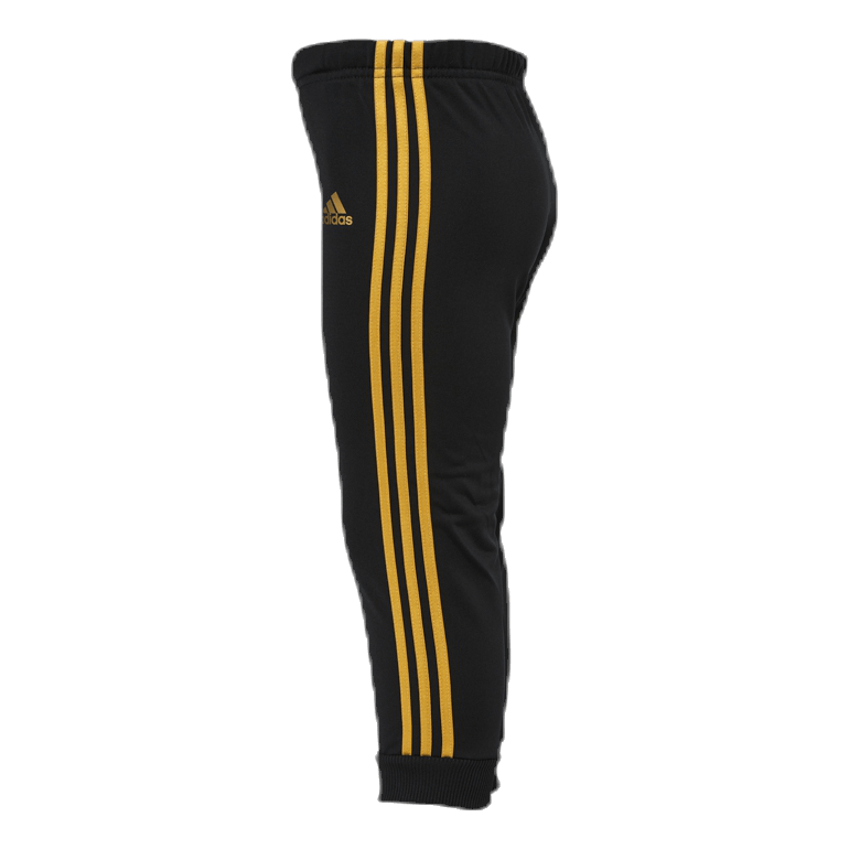 Shiny Hooded Jogger Set Infant Black/Gold