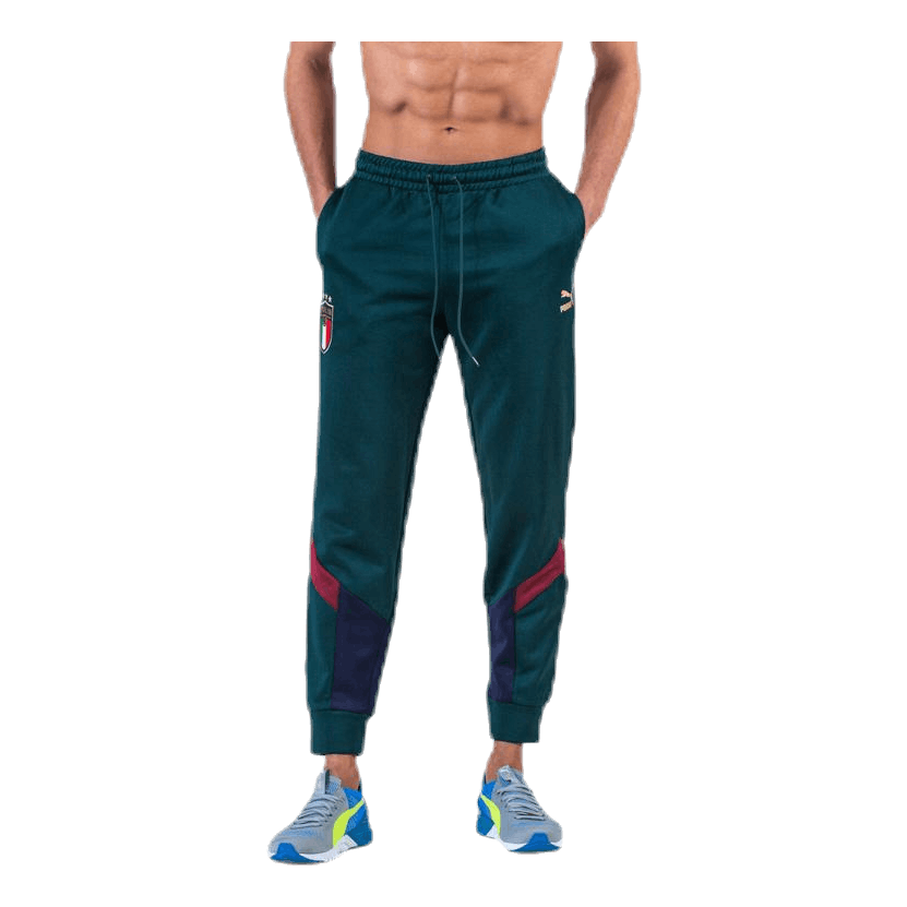 FIGC Iconic MCS Track Pants Blue/Green
