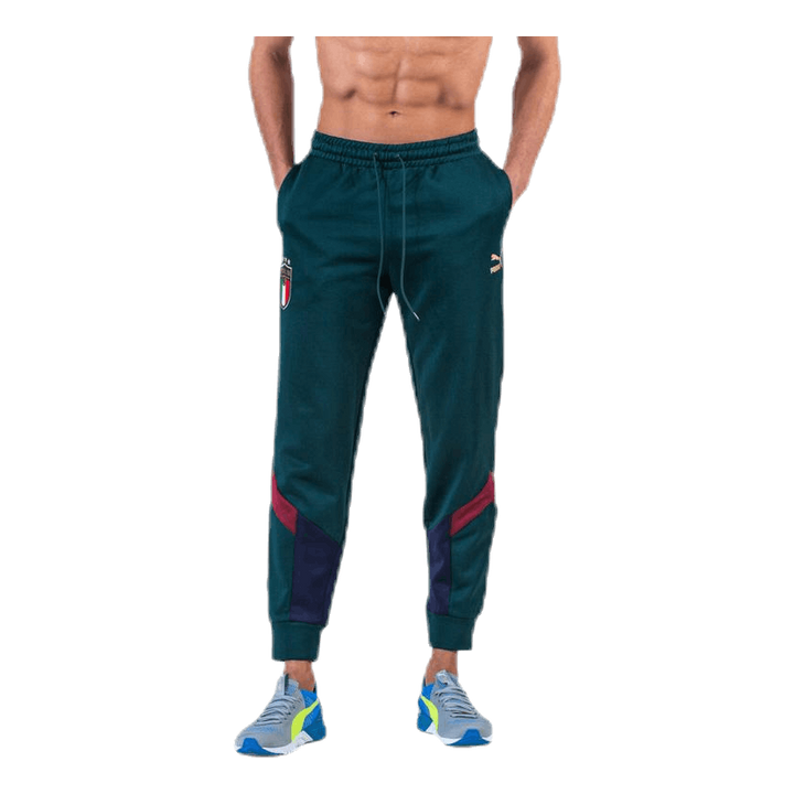 FIGC Iconic MCS Track Pants Blue/Green