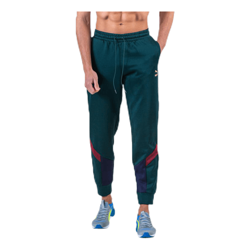 FIGC Iconic MCS Track Pants Blue/Green
